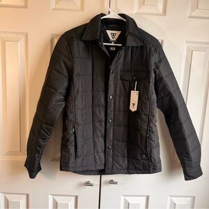 Men's Black Quilted Jacket vissla Cronkite II eco